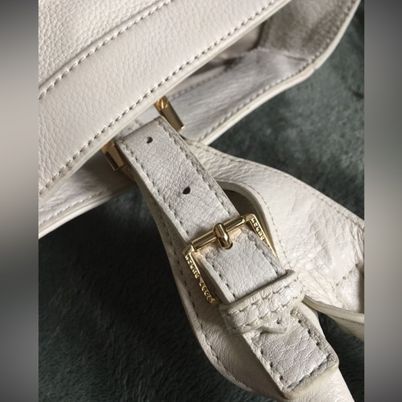 Tory Burch Ivory White Woman's Leather Shoulder Bag Handbag - Picture 7 of 15